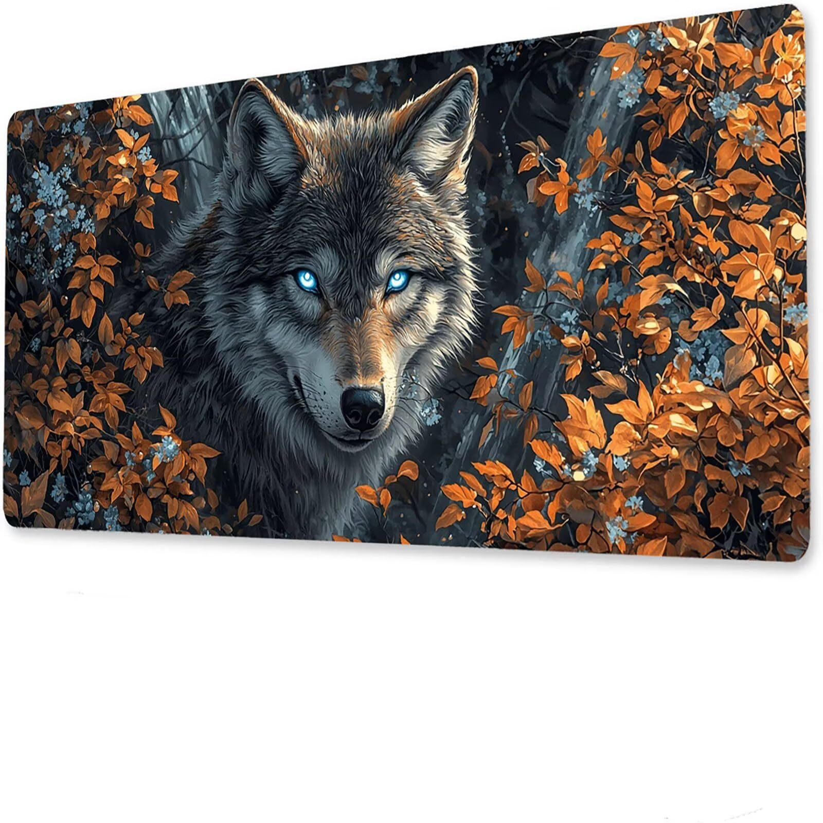 Podkładka pod mysz zwierzęcą matowa, podkładka pod mysz do gier XXL 1200 x 600 x 5 mm, podkładka na biurko dla graczy, bardzo duża bezszwowa mata na stół dla graczy, antypoślizgowa podstawa,