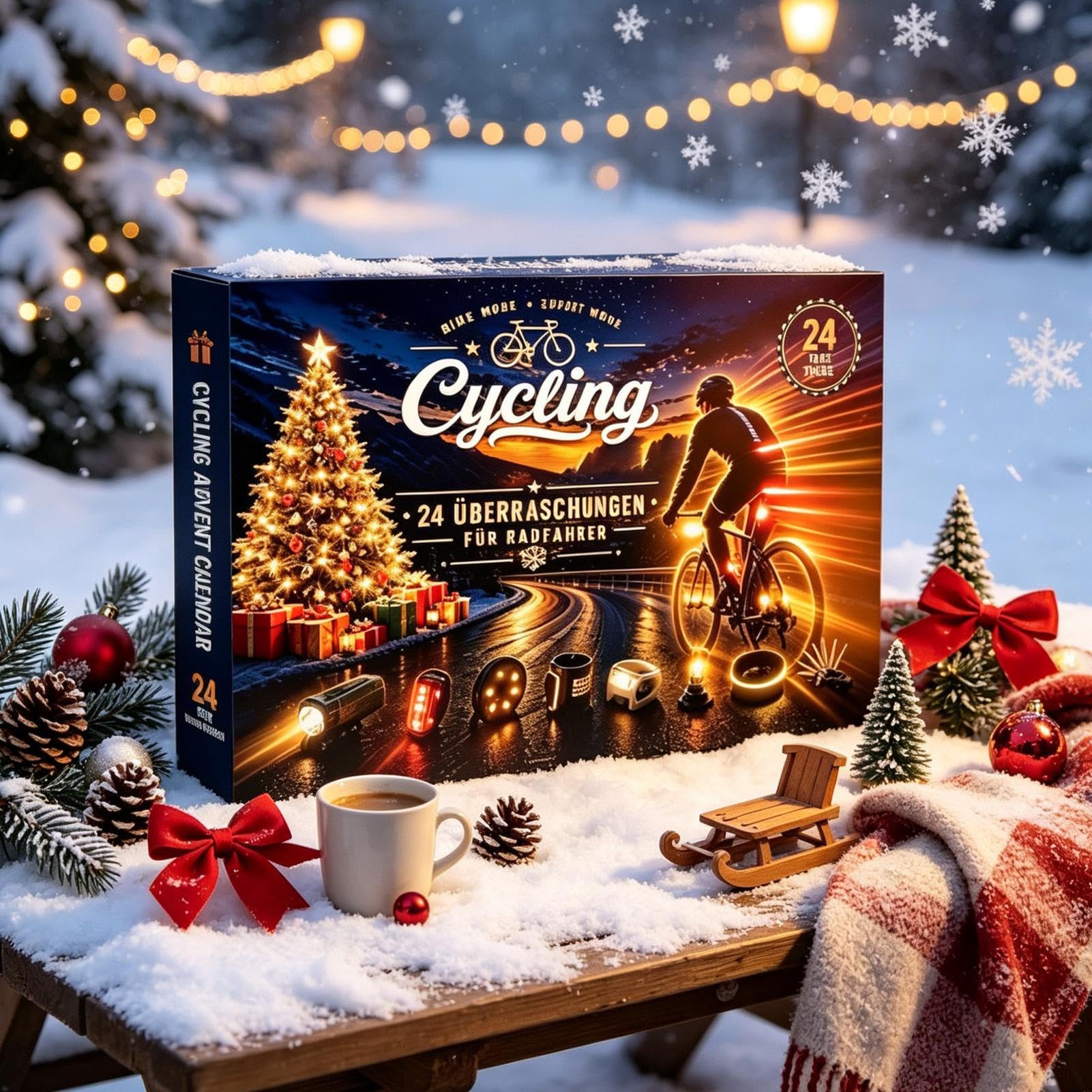 Calendrier de Noël Compte à rebours 24 jours Outils de réparation Kit de
