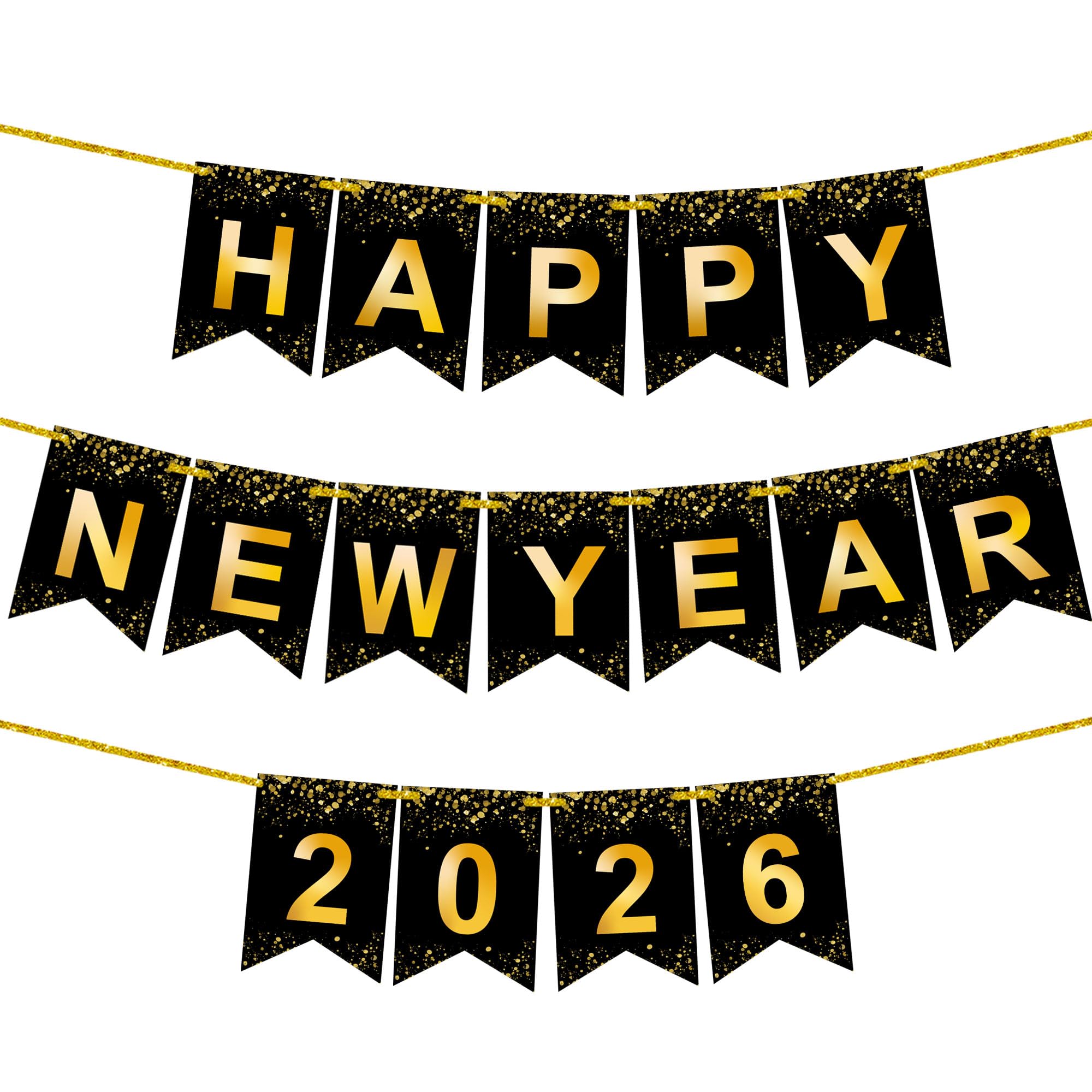 Snapklik.com : Happy New Year Banner - Large 10 Feet New Year Sign For ...
