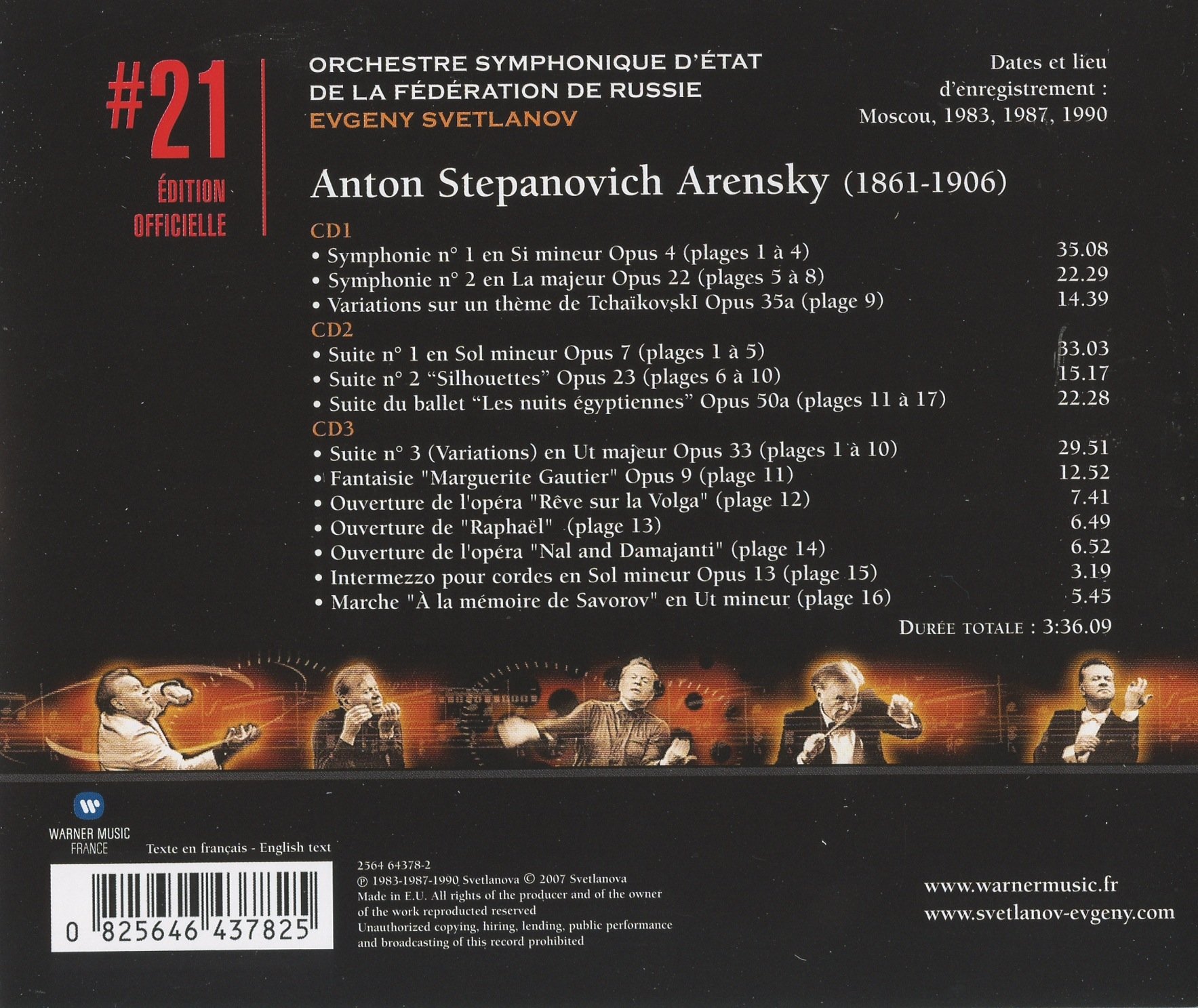 Evgeny Svetlanov - Arensky Anthologie