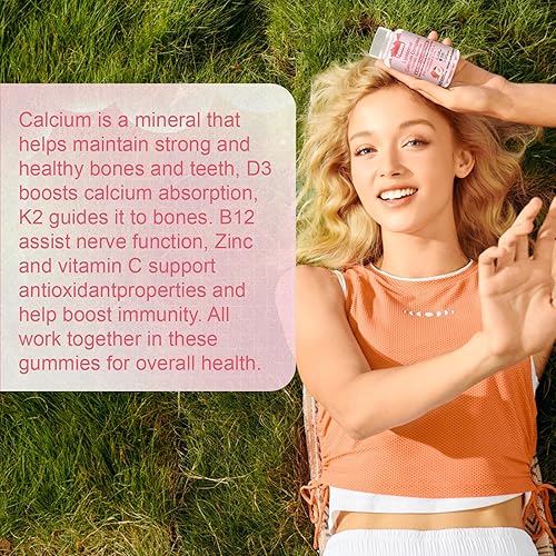 Miniatura 5 de 1 paquete de gomitas de complejo de calcio liposomal de 1200 mg