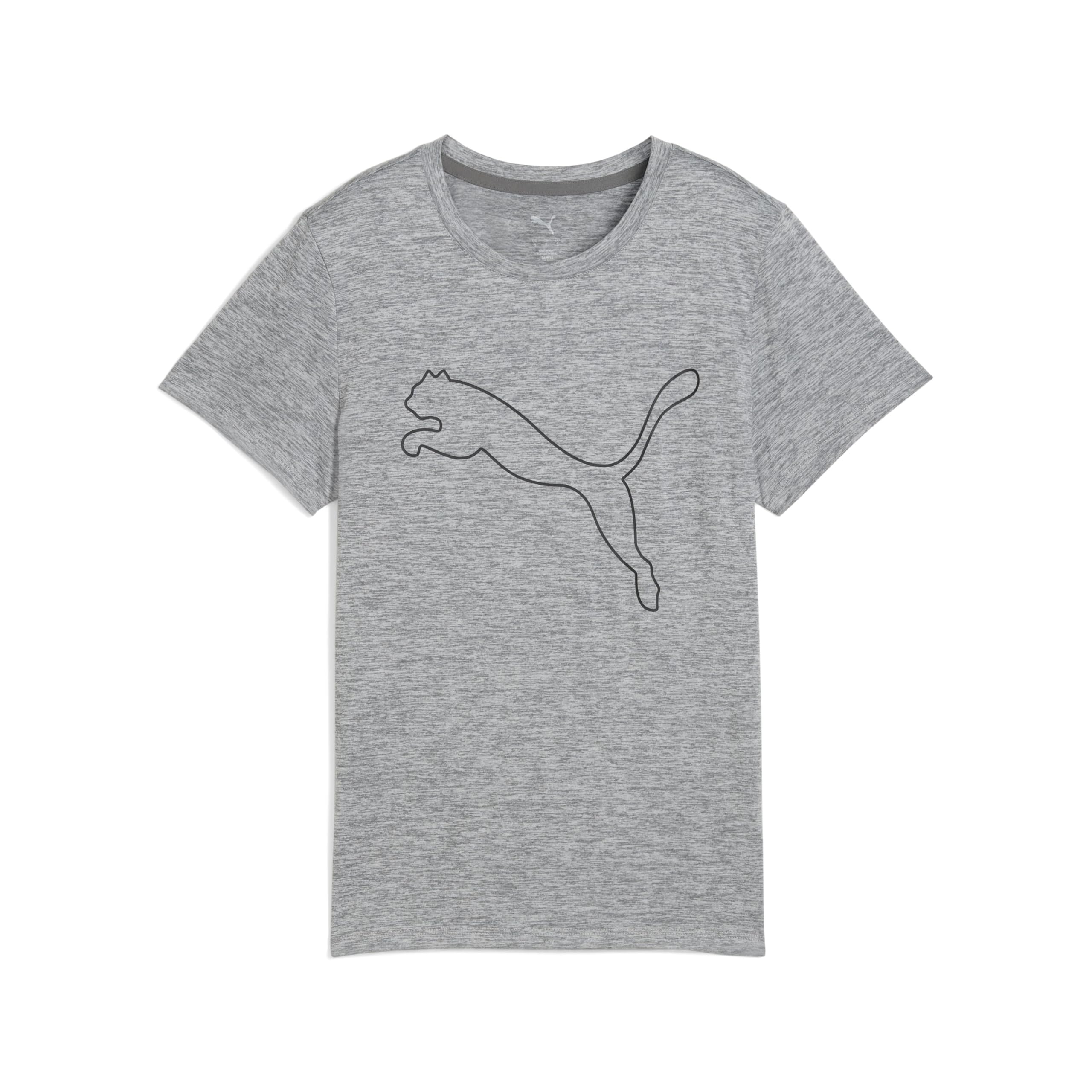 PUMA W TAD Essential Heather Logo Tee