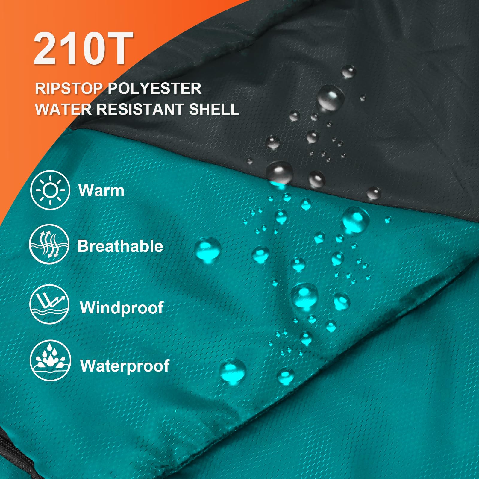 Northroad Mummy Sleeping Bag 14-59 ℉, 3 Season Warm & Cool