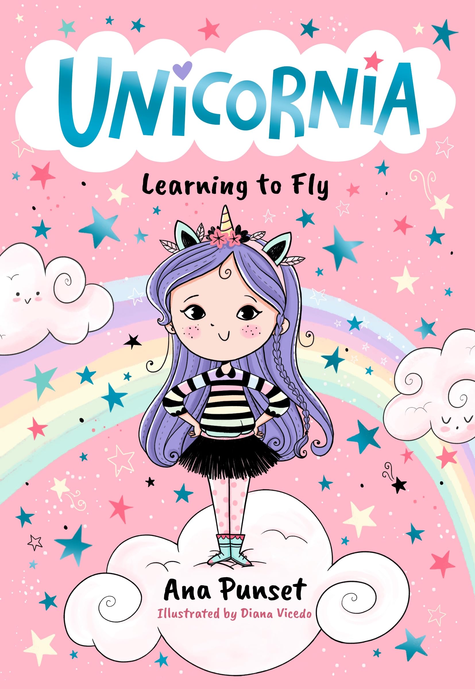 Unicornia: Learning to Fly: The bestselling illustrated magical unicorn series for kids aged 5-8, perfect for party-bag presents