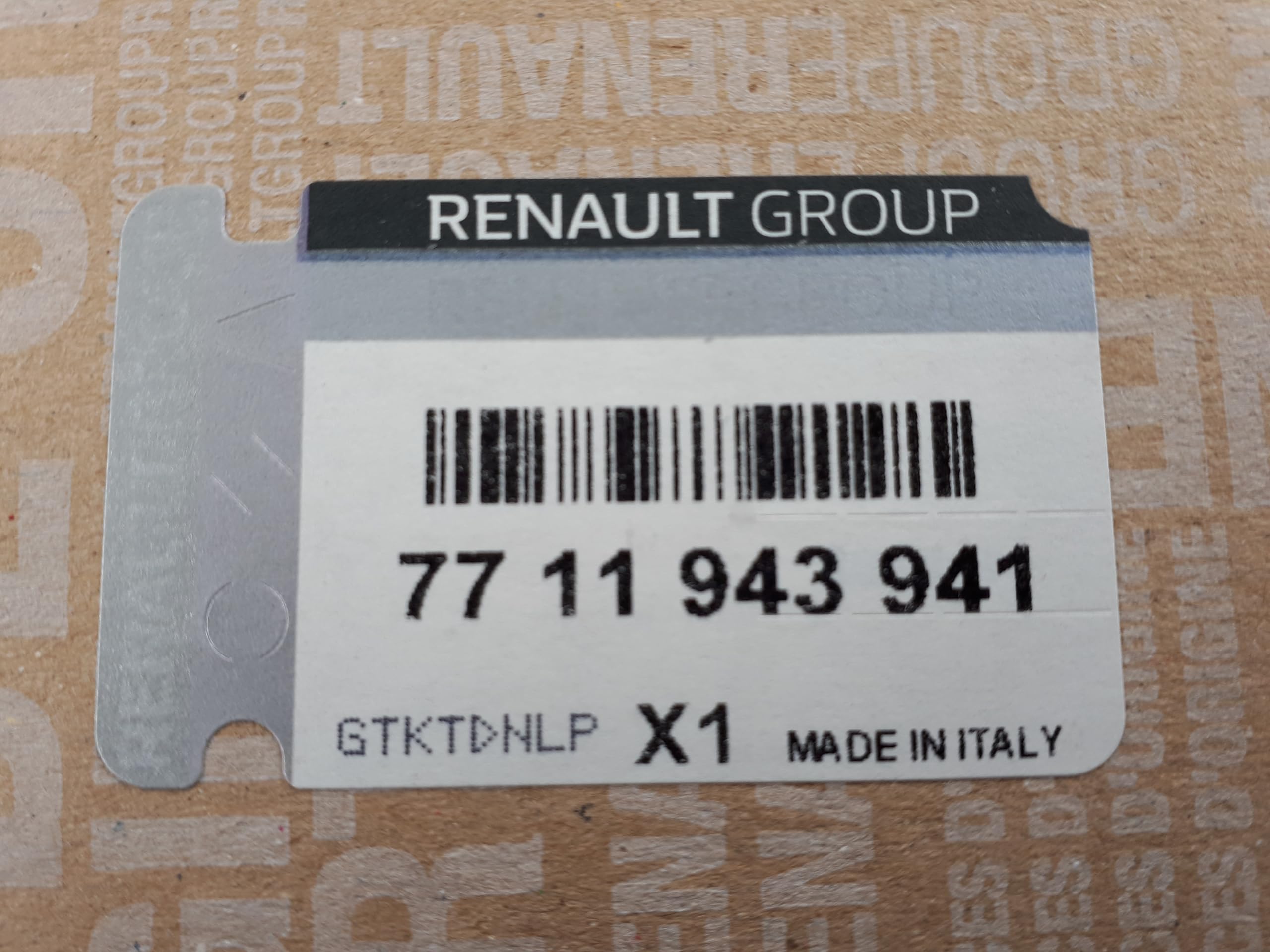 Lot de 4 enjoliveurs d'origine pour Renault Dacia, 40,6 cm (16 pouces), bicolore, noir et gris.