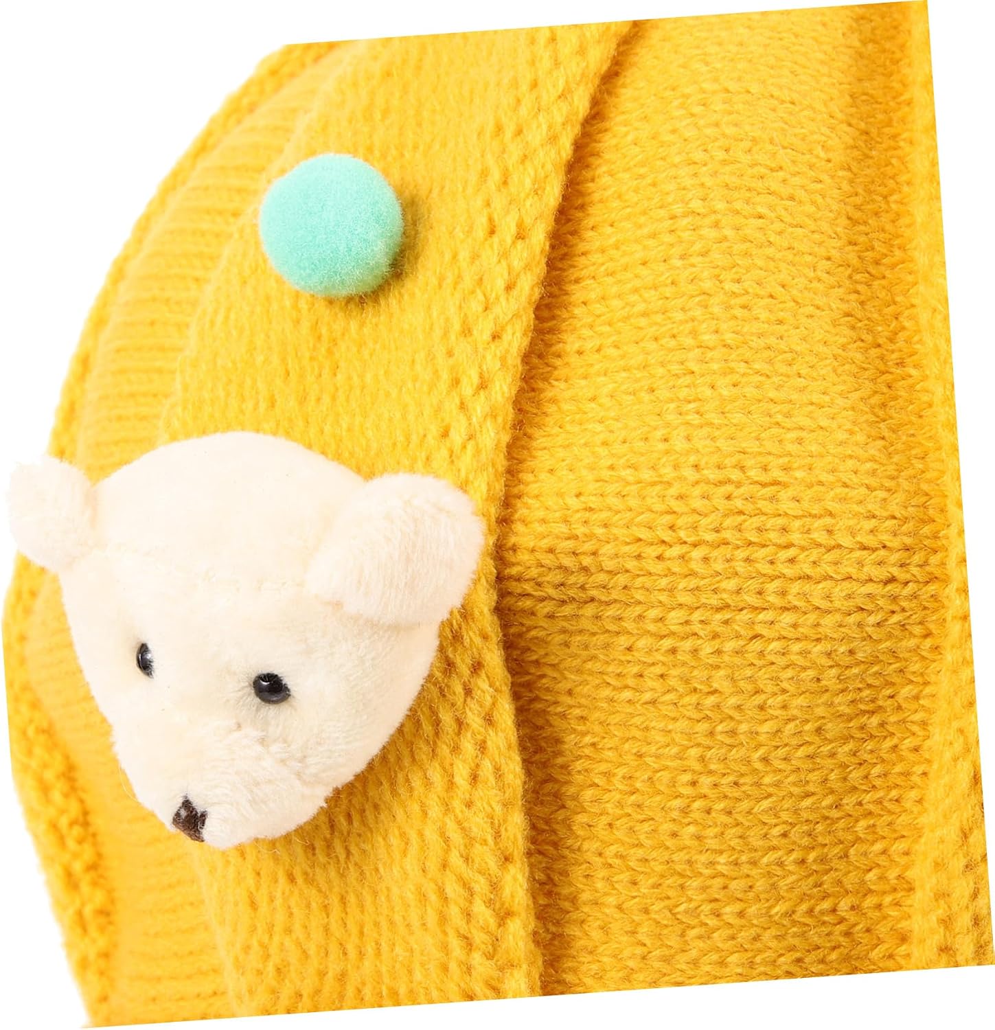 1Pc children's beanie yellow hat costume bonnet hats for Wool Watch Cap hat Warm Cap Warm Wool Cap Warm