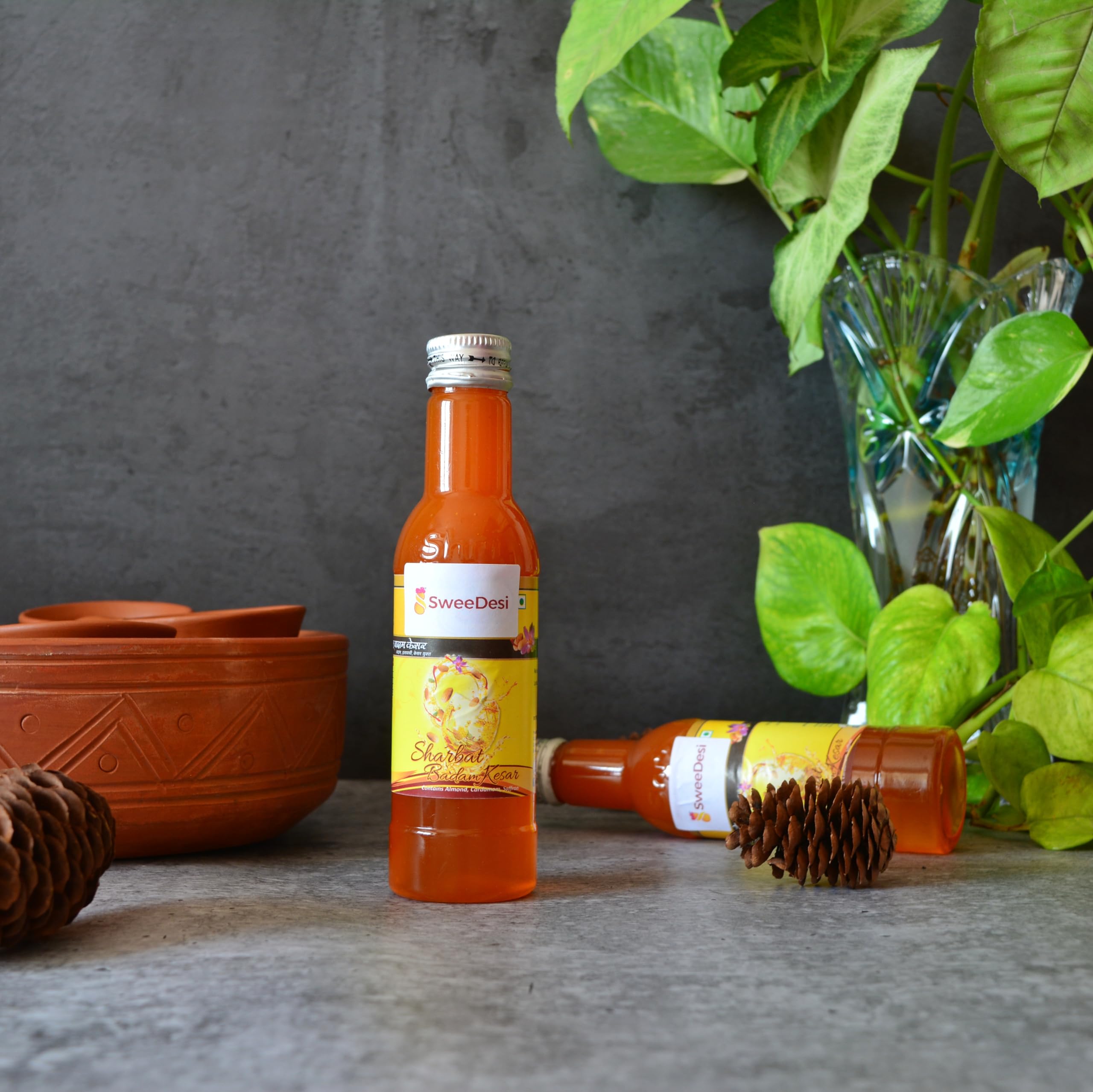Kesar Badam Sharbat | A Perfect Drink for Holi Festival and Summer Season | Kesar Badam - 175ml x 2 | Shark Tank India Brand-image-31