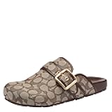 Womens Archival Buckle Clog in Signature Jacquard