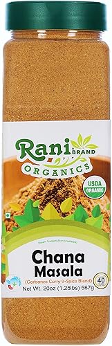 Vista 27 de Rani Organic Chana Masala (mezcla de garbanzo curry de 9 especias) Tarro PET de 3 onzas (3.00 oz) ~ Todo natural Vegano Apto para gluten Sin