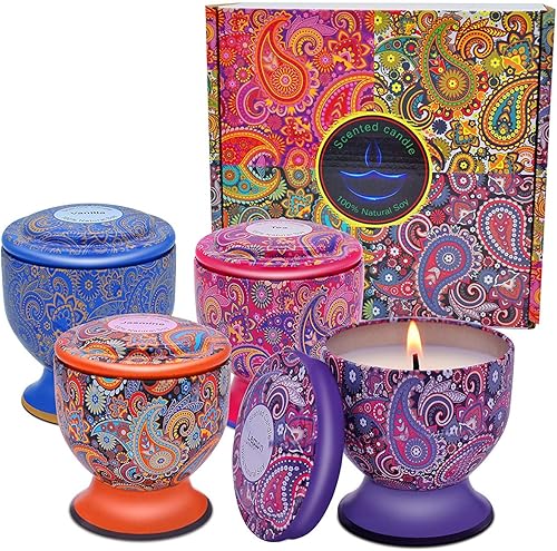 Amzwax - Vela aromática portátil de cera de soja