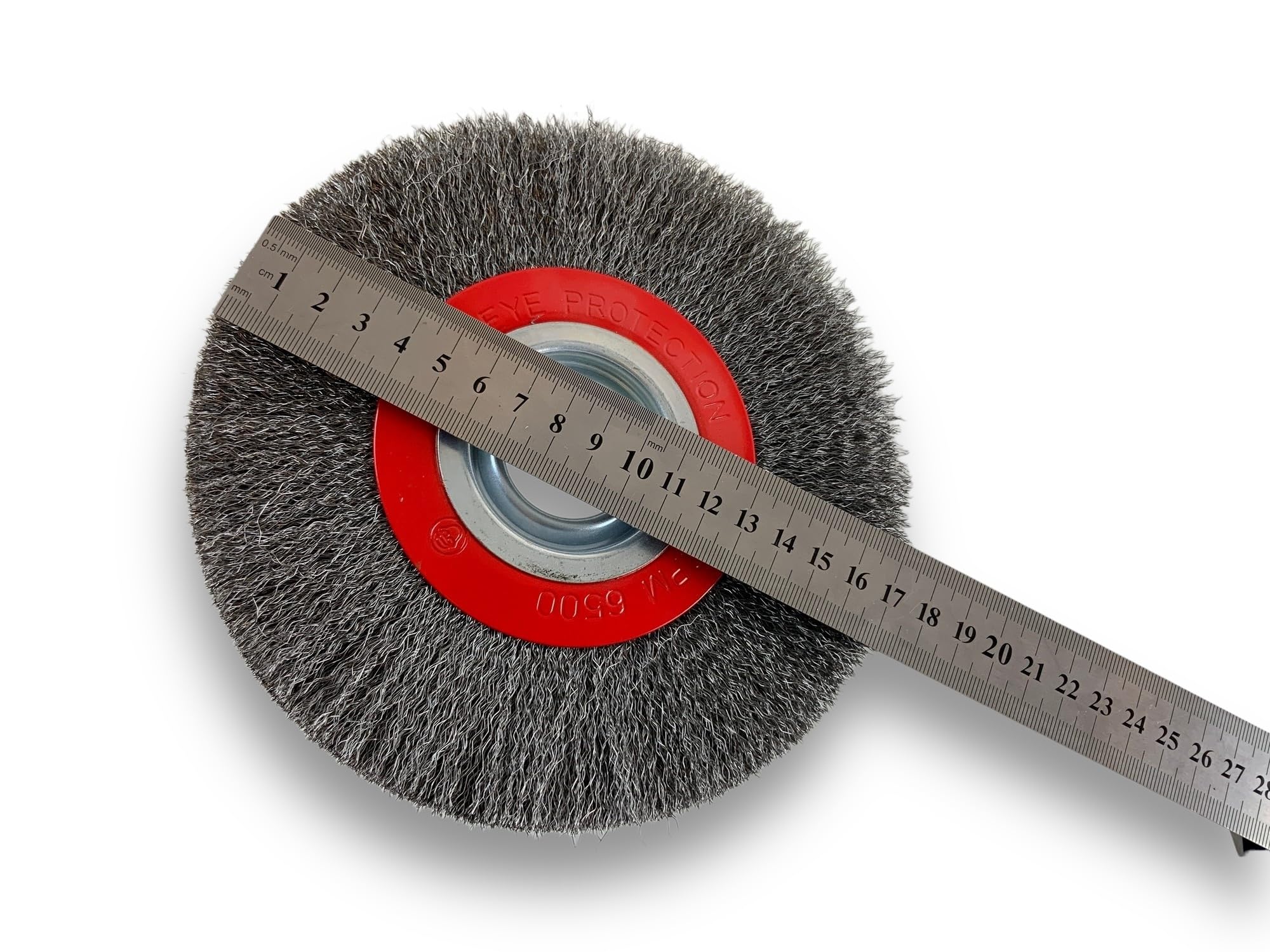 Kibros Brosse circ. touret ACIER fil dur Ø 175 mm 2 rangs