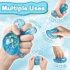 Dream Squishy Drop, Water Drops Fidget Stress Ball, Soft Ice Cube Gumdrop Squishies Malt Sugar Squeeze Sensory Balls for Relief Anxiety (Blue)