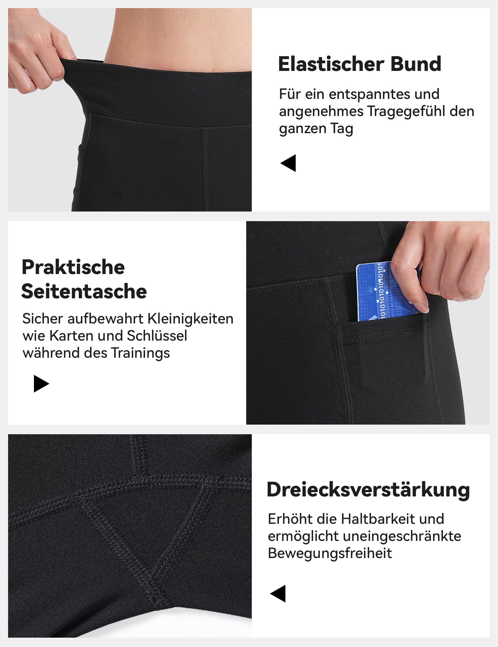 KEREDA Kurze Sporthose Mädchen Turnhose Kinder Radlerhose Teenager Sport Shorts Hosen Leggings mit Tasche,7-14 Jahre