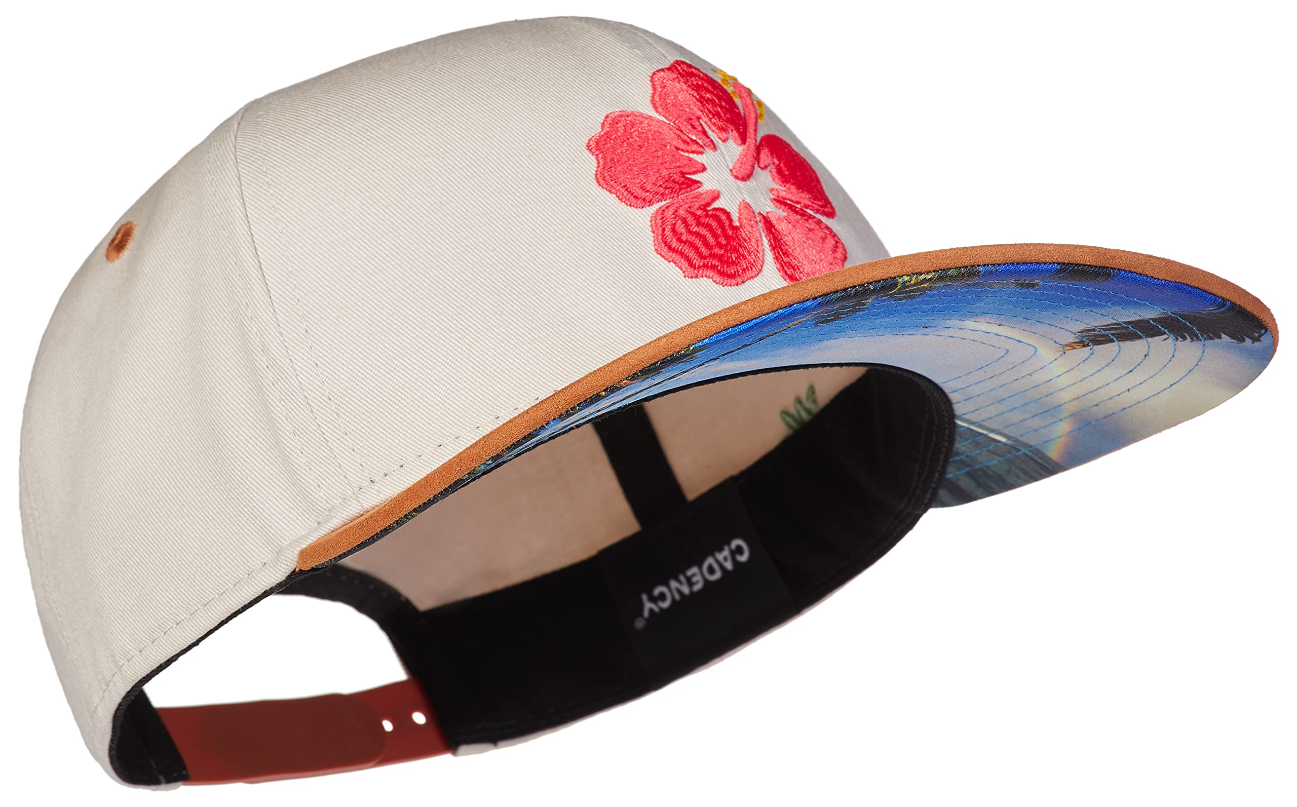 Cadency® Gorra Snapback, Hawaii, Color Gris Arena, Unisex, Tamaño Ajustable