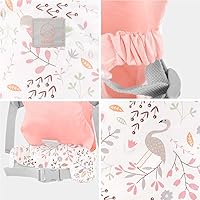 Vista 8 de Portador de Muñeca de Bebé GAGAKU, Portador de Juguete para Muñecas, Accesorios para Muñecas Bebé Reborn para Niñas y Niños – Rosa (Flamingo)