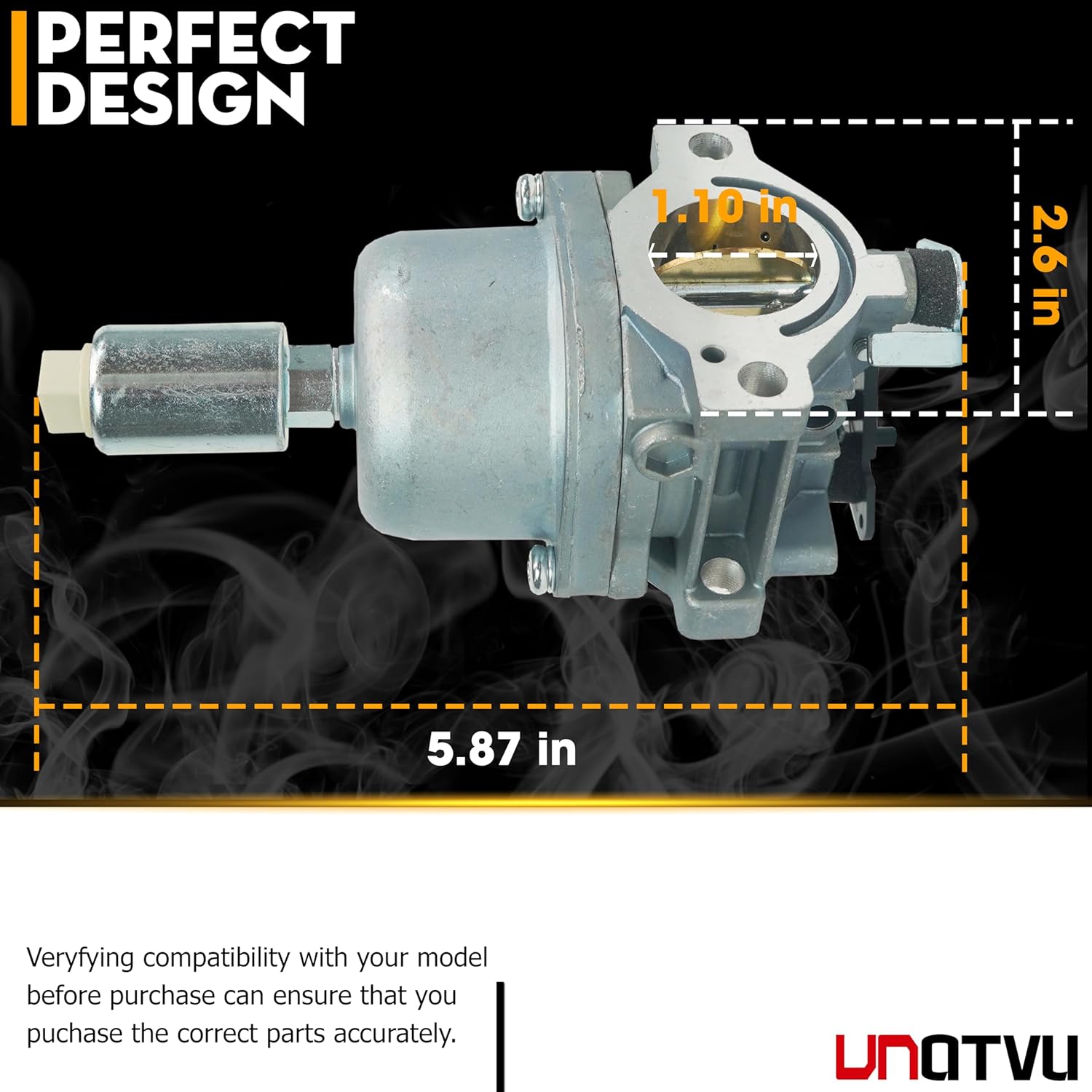 42 46 inch Carburetor for Husqvarna YTA18542 592953 YTH2042 YTH18542 YTH18452 PB195H42LT PP19A42 LTH1438 LTH2038 Craftsman LTR2000 YTS3000 YT3000 LT3000 DYT4000 GS3500 Riding Mower Lawn B&S 14.5-21HP