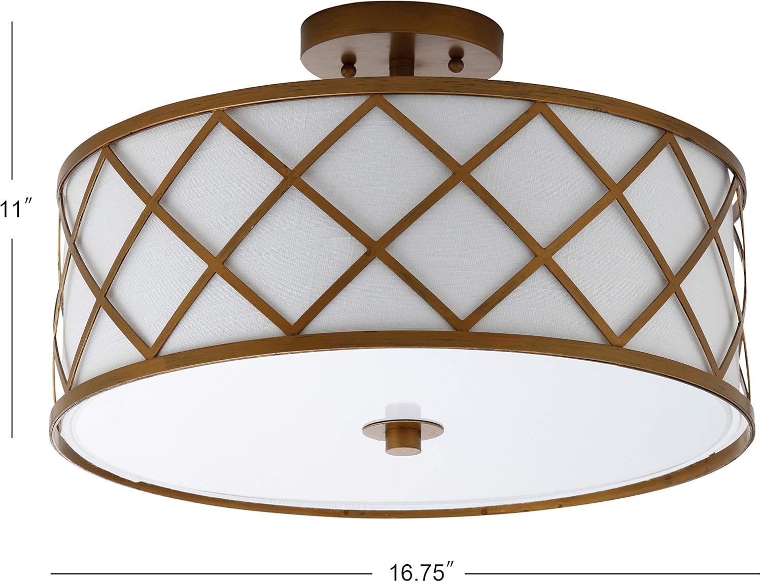🔥 JONATHAN Y JYL3504A Elizabeth 16.75 Metal LED Flush Mount, Contemporary,Transitional Dimmable, 2700K Cozy Warm Light, for Kitchen,Hallway,Bathroom,Stairwell, Gold Onе-Dау Sаlе: Uр tо 40% оƒƒ JONATHAN Y JYL3504A Elizabeth 16.75 Metal LED Flush Mount, Contemporary,Transitional Dimmable, 2700K Cozy Warm Light, for Kitchen,Hallway,Bathroom,Stairwell, Gold