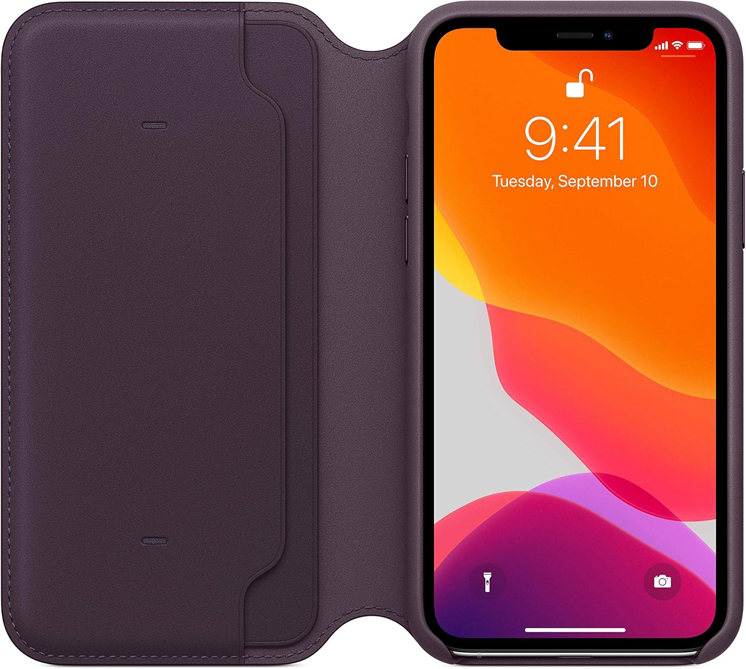 Apple iPhone 11 Pro Aubergine Leather Folio ⁢Case - Slim‌ Fit, Wireless Charging​ Compatible: Detailed‌ Review ⁢& Recommendations