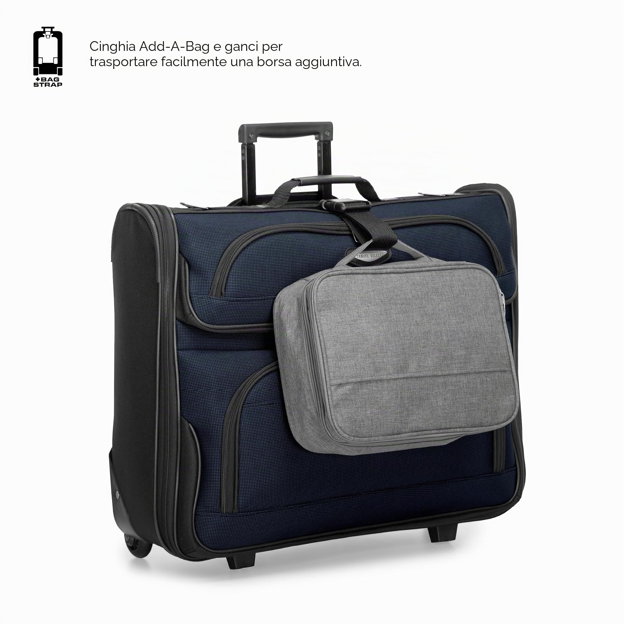Travel Select Amsterdam Business Rolling Garment bag, Navy (blu) - TS6944N