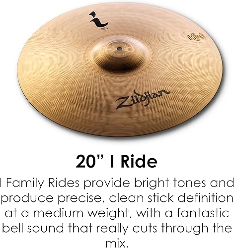 Miniatura 6 de Zildjian I Family Standard Gig paquete de platillo, 14 pulgadas par, 16 pulgadas, 20 pulgadas (ILHSTD)