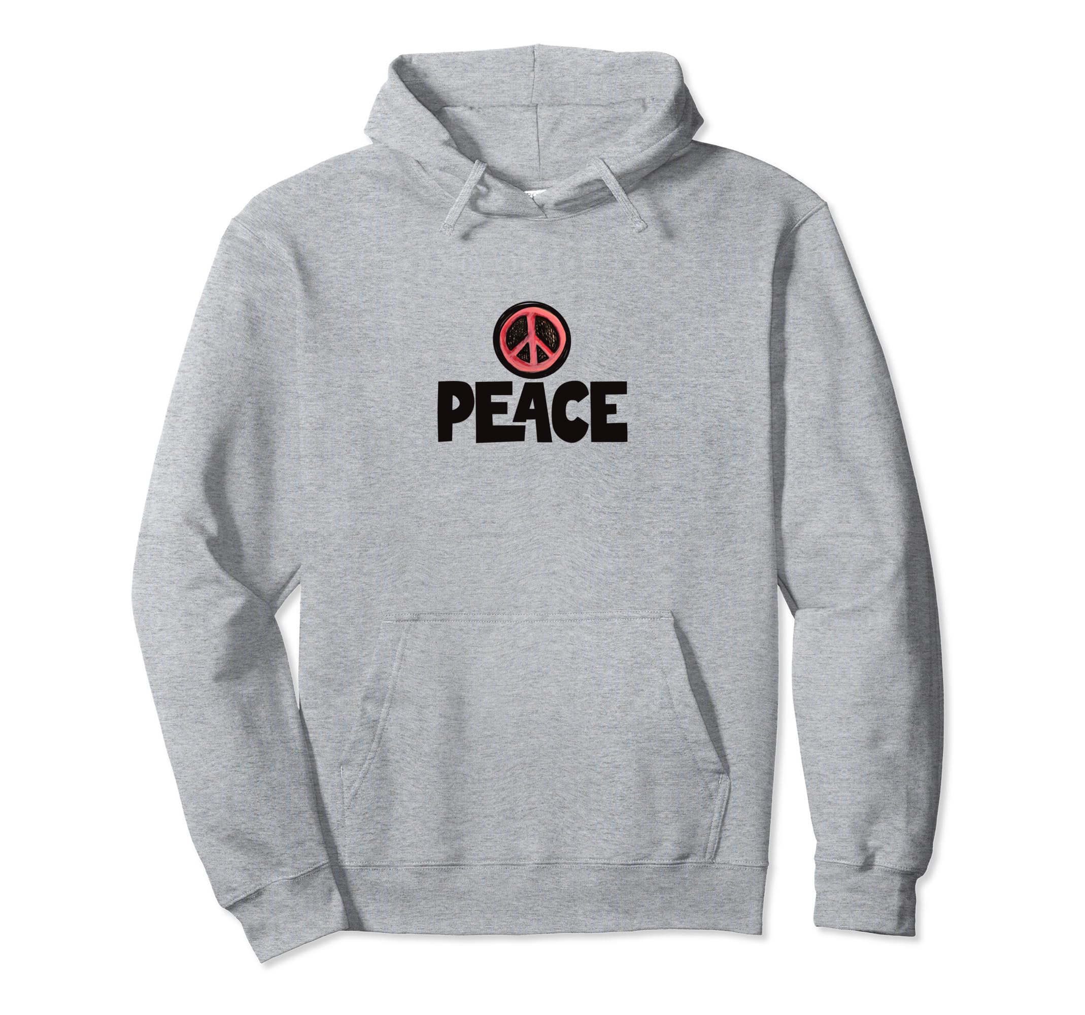 Peace Sign Pullover Hoodie