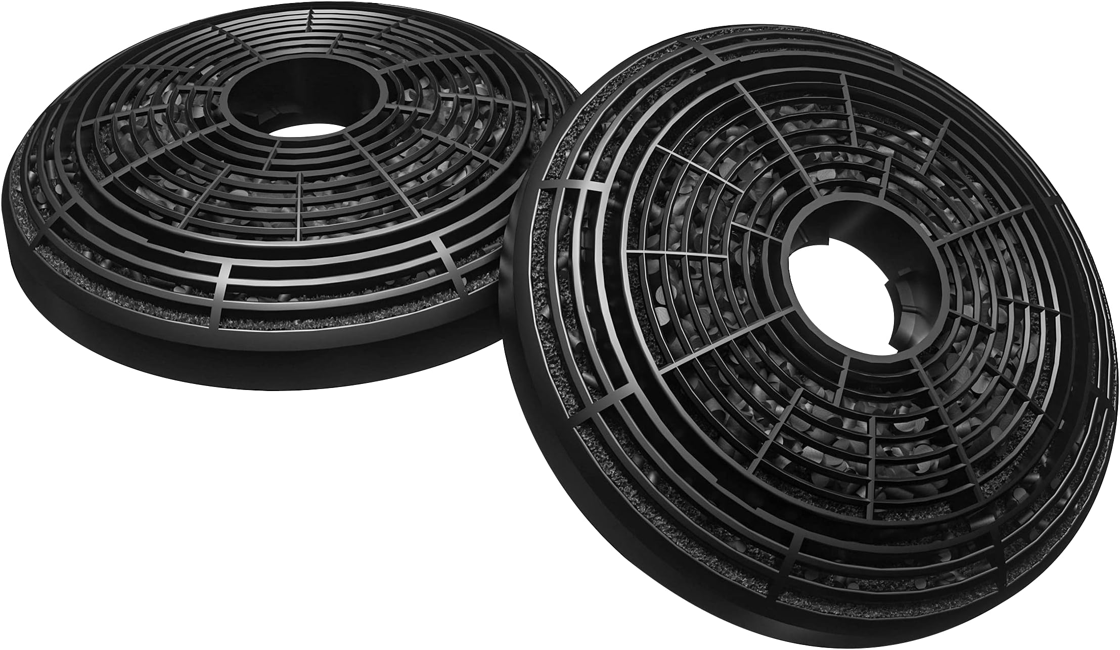 CIARRA CBCF002X2 Cooker Hood Filter, Activated Carbon Filter for 2021 Energy Class A++ Cooker Hood Extractor Fan (Pack of 2)