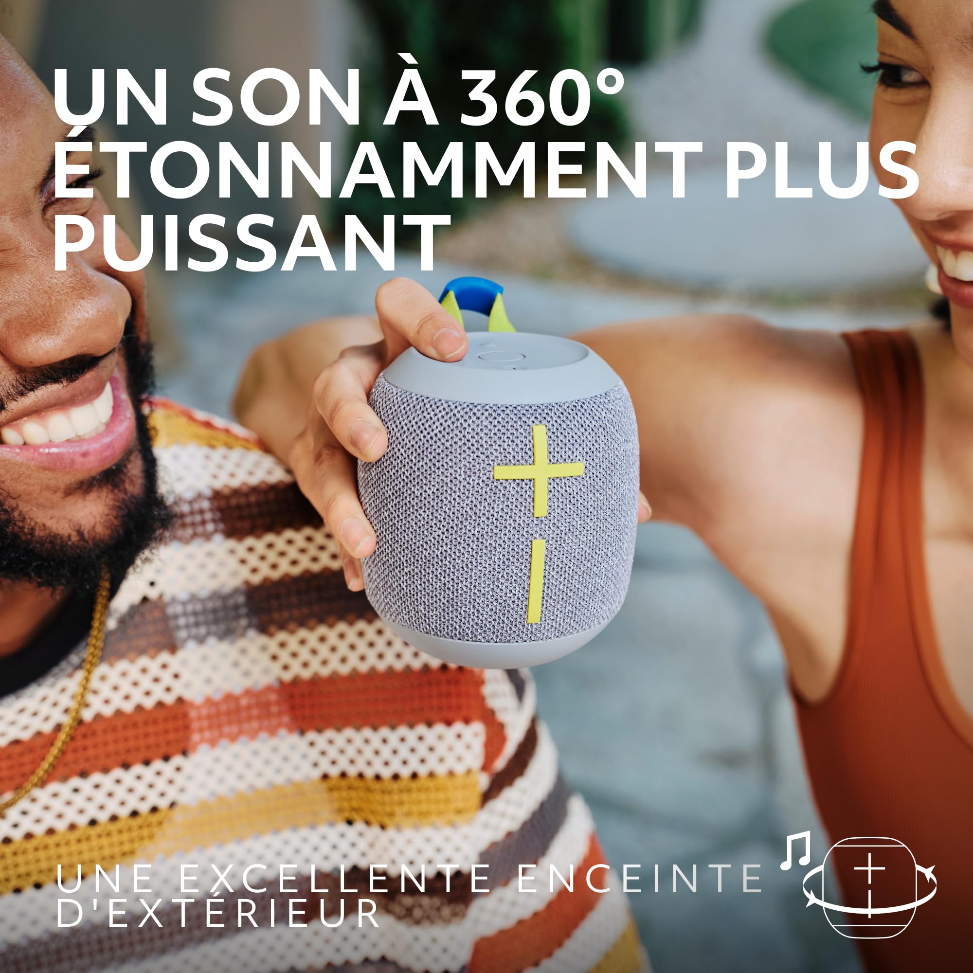 Ultimate Ears Wonderboom 4 Enceinte Bluetooth Portable étanche Son 360° Basses 40m Noir