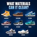 FOAMELLE Quick Shoe Cleaning Kit | Contains 150ml Foam Shoe Cleaner |1 Medium Shoes Brush & 1 Microfiber Cleaning Cloth (Microfiber Towel) | Suitable for Sneakers, Nubuck, Leather, Suede & Sport Shoes gallery image