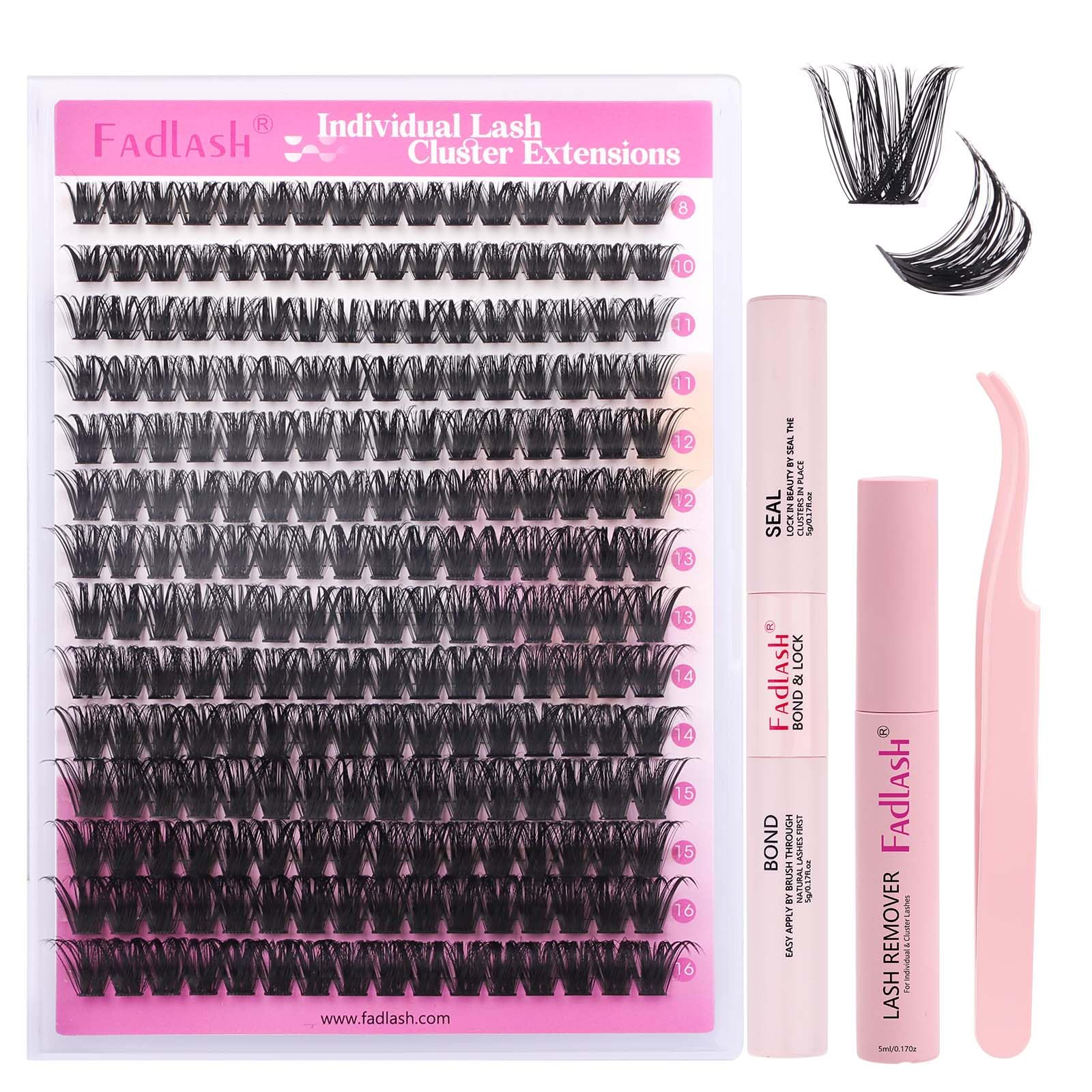 FADLASH Lash 120pcs 0.07mm D Curl 8-16mm 40D Mixed Trays Customizable DIY Eyelash Extensions for Beginners — view 44