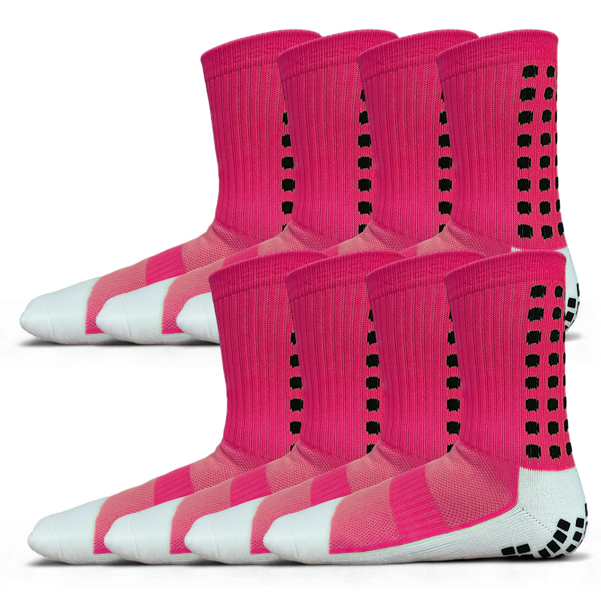 Anti Slip Soccer Grip Socks, 117 Silicone Dots Non Skid Football Socks