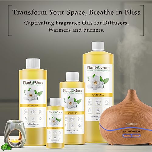 Miniatura 4 de Gardenia - Aceite aromático de 8 onzas líquidas, aceite perfumado para hacer jabón, velas, bombas de baño, mantequillas corporales. Utilizado en
