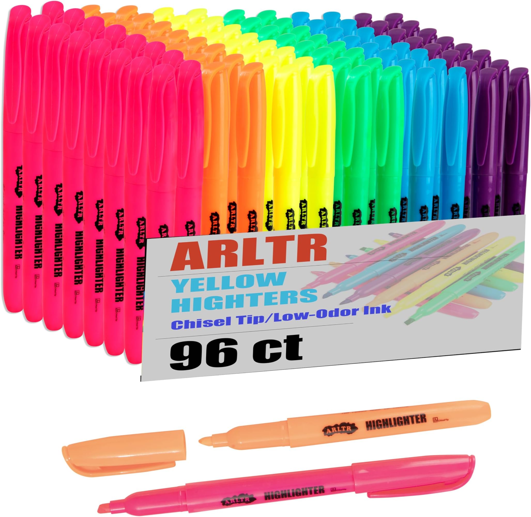 Shuttle Art 144 Pack Highlighters, Highlighters Assorted