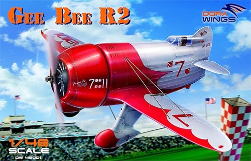 Dora Wings Escala 148 Gee Bee Super Sportster R2 - Kit de construcción de modelos de plástico # DW48001