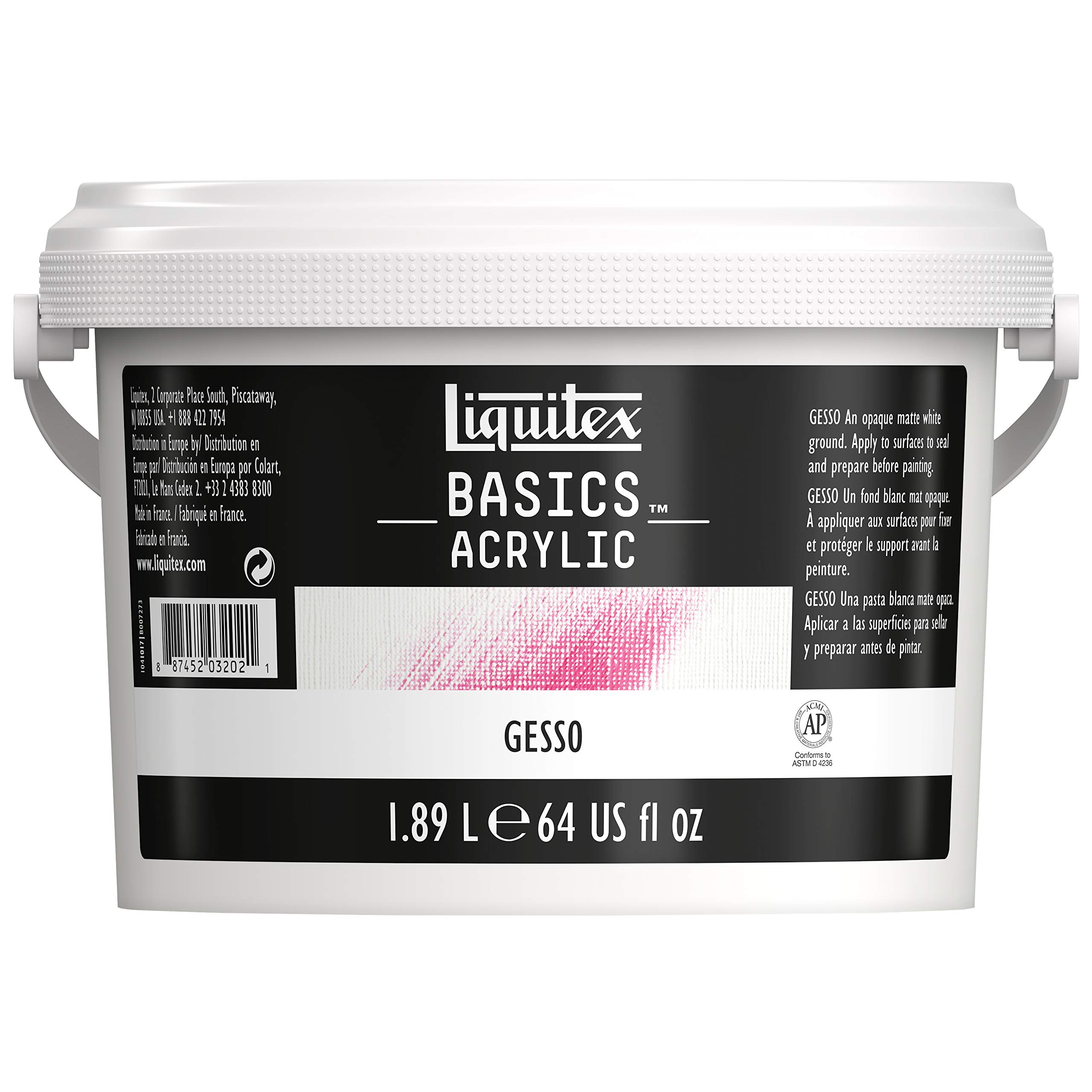 Liquitex Additif Acrylique Basics Gesso 1.89 litre