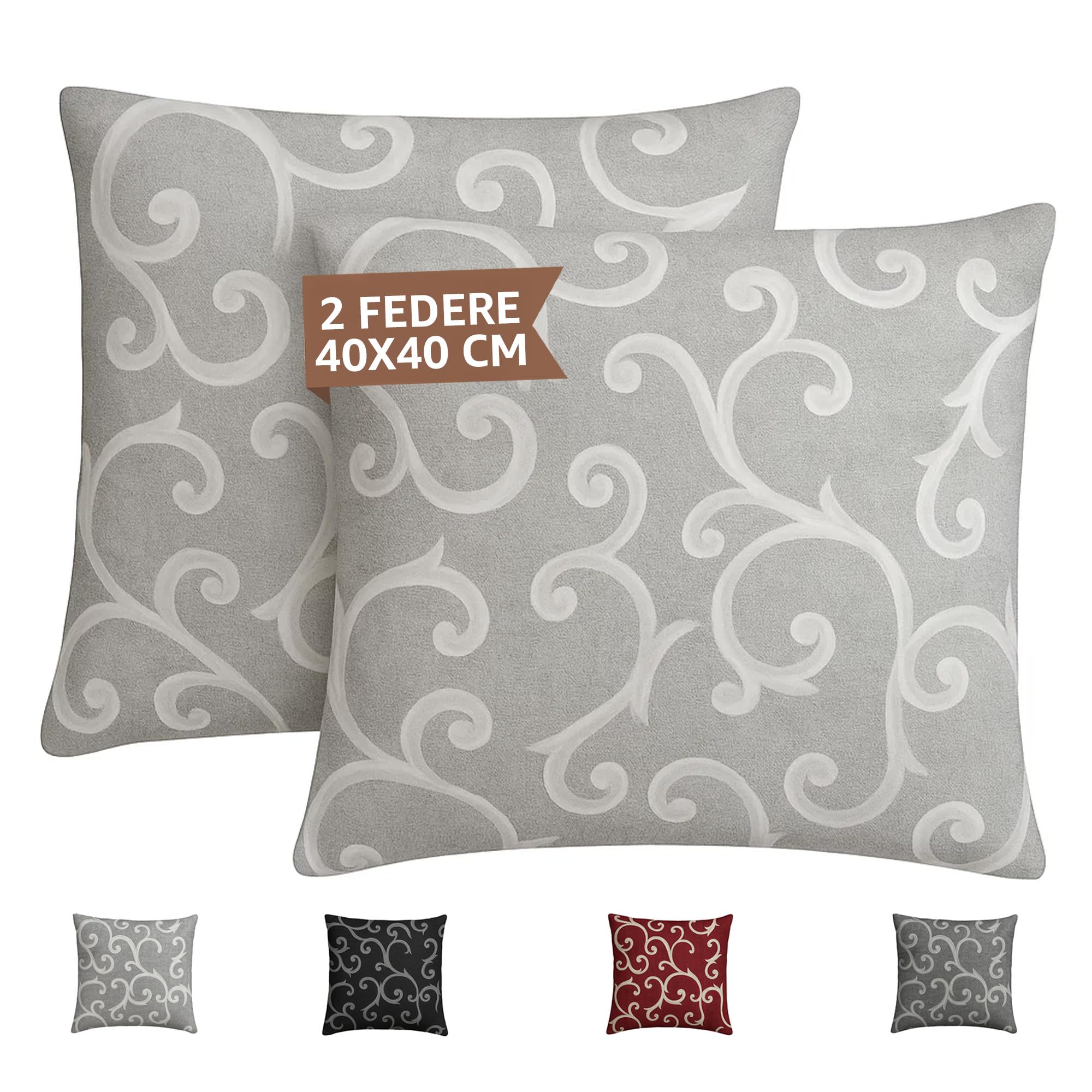 Kawani Set di 2 federe per cuscini pasquali, 40 x 40 cm, primaverile