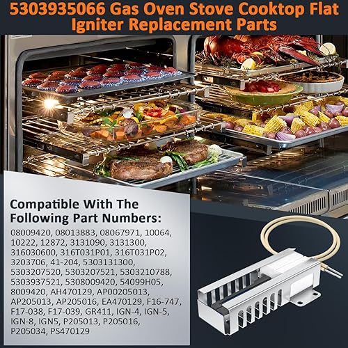 Miniatura 5 de 5303935066 Encendedor de horno de gas apto para Electrolux Frigidaire Kenmore Tappan horno estufa reemplazar WB2X9998 WB13K0021 WB13T10001 Norton