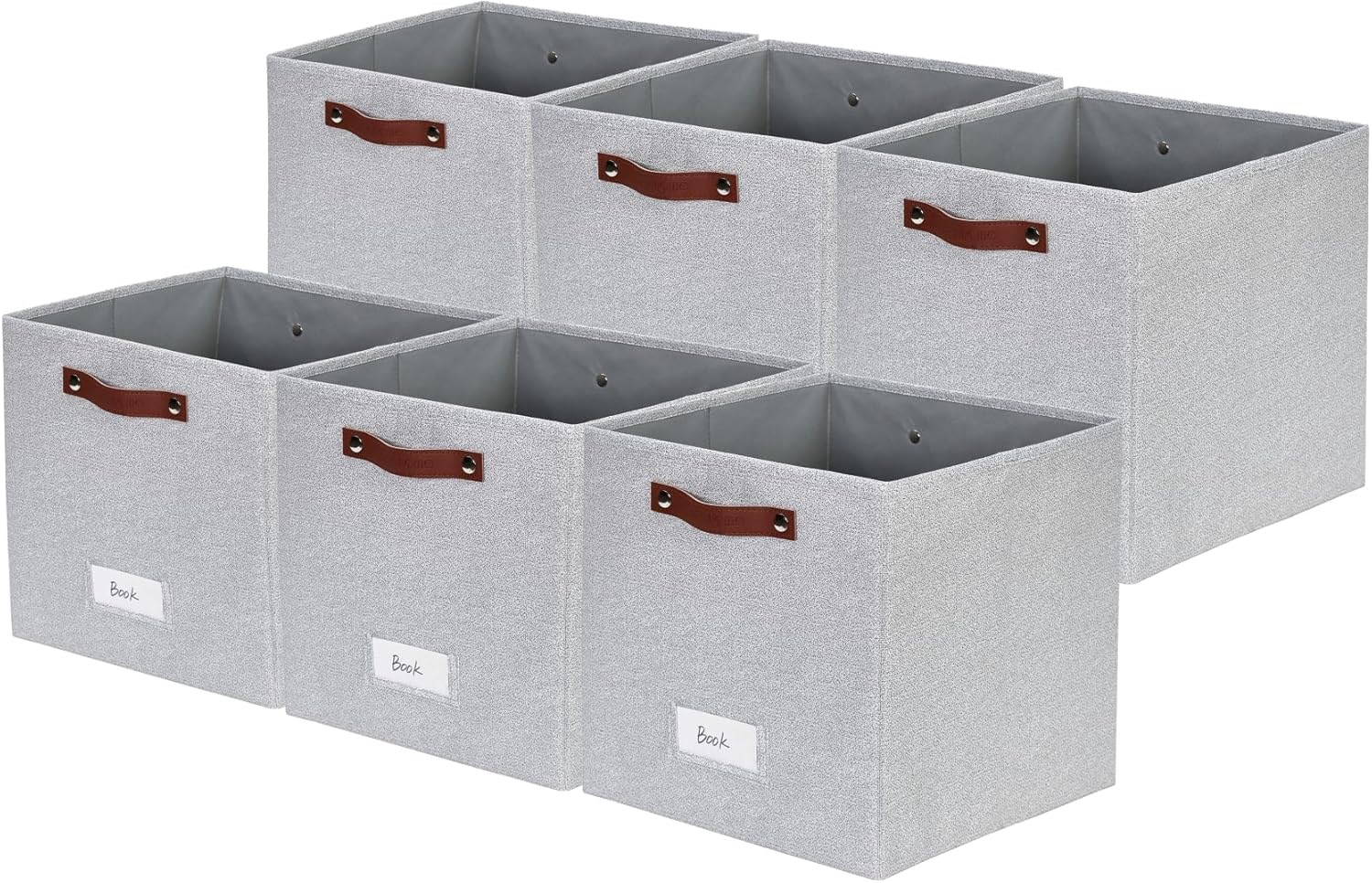Storage Bins Cube Storage Bin with Label Holders