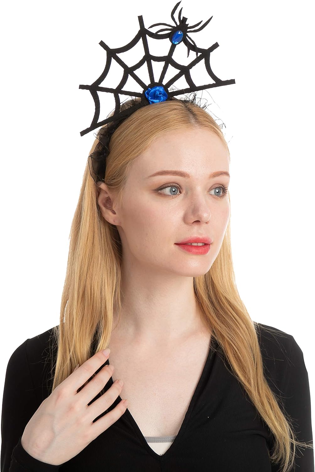 3 Halloween Headband Spider Web Hair Hoop One Size Fit All for Trick or Treat Party, Women Witch Hat Role-play Costume Party : Clothing, Shoes & Jewelry