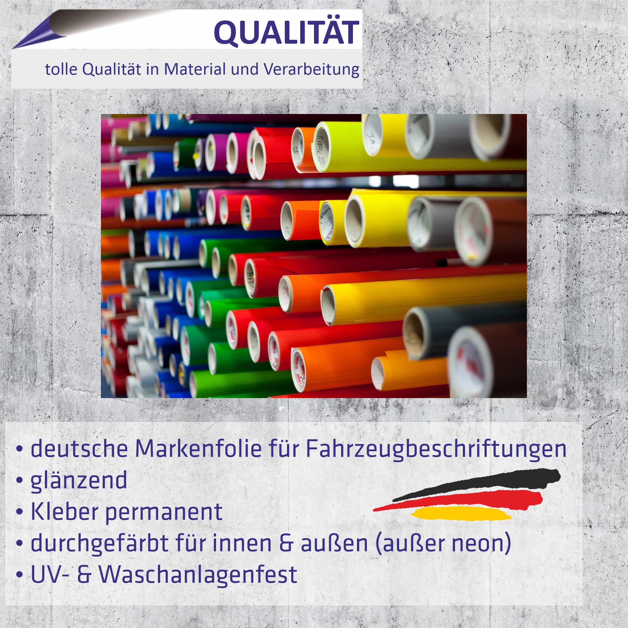 Feuerwehr Autoaufkleber - Weiß 300mm Sticker Für Auto, LKW & Boot - UV-beständig & Wasserfest