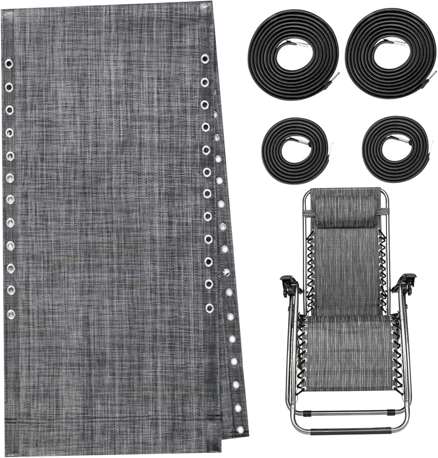 Zero Chair Replacement Fabric, 63x17inch Sling Chair