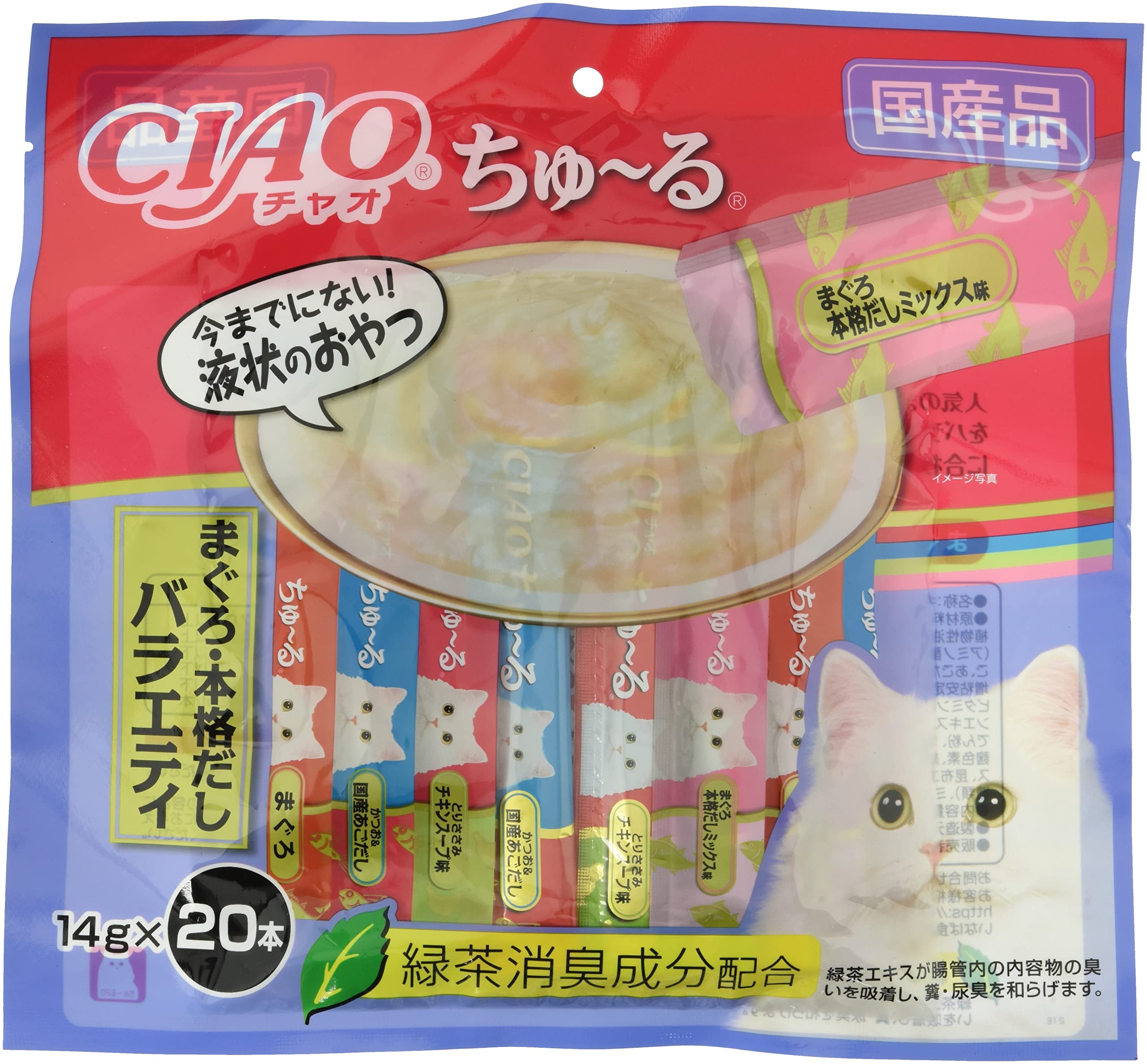 Amazon.co.jp: CIAO Churu 20 Piece Tuna / Authentic Variety : Pet