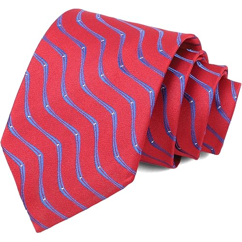 Striped Ties for Men Women 3.15" Classic Necktie for Wedding Business Prom Graduation, 57" Long Formal Neck Tie
