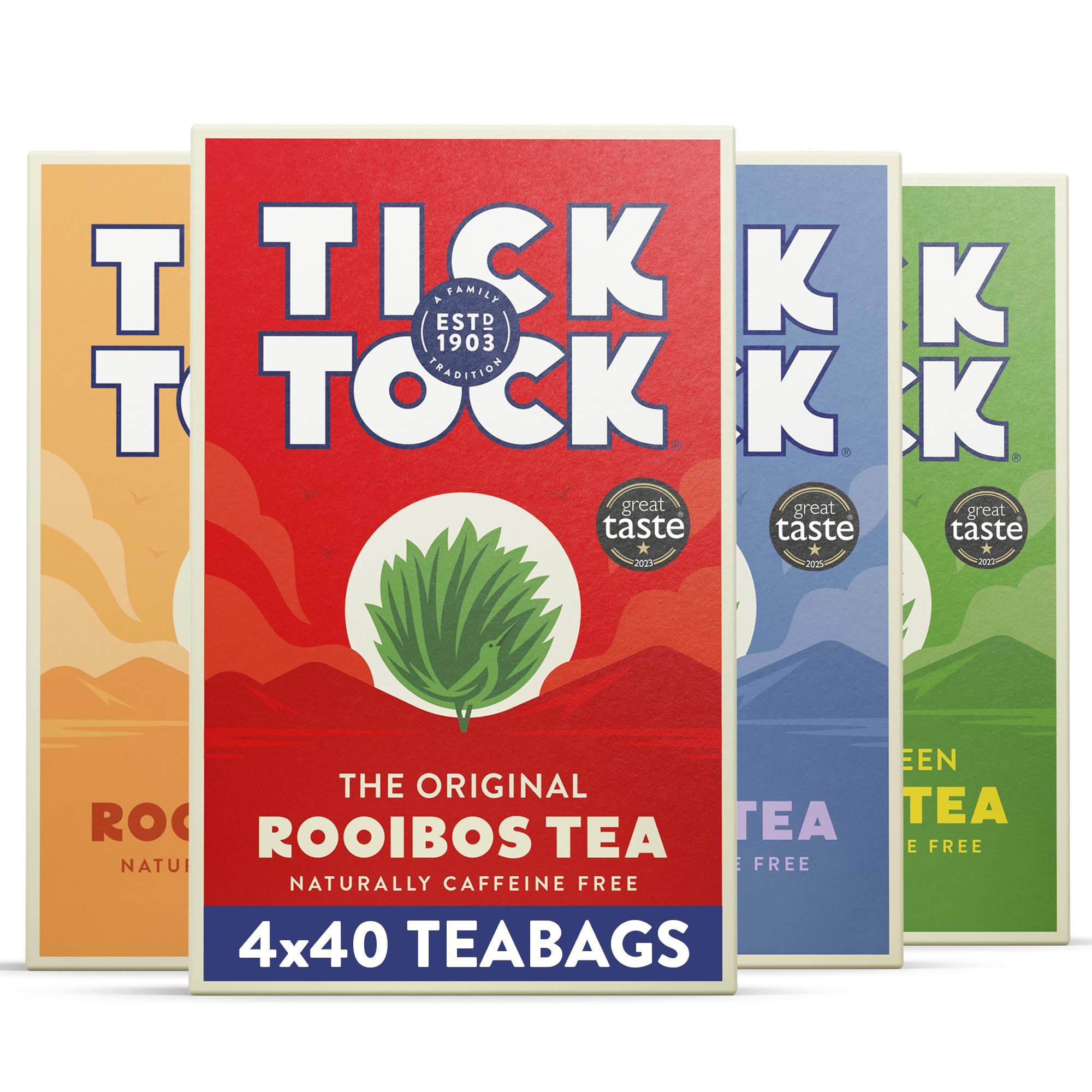TICK TOCK TEAS Naturally Caffeine Free Red Bush Herbal - View #5