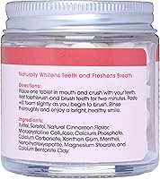 Vista 33 de Tabletas de pasta de dientes – Menta de vainilla Tabletas de pasta de dientes Nano hidroxiapatita masticables Sin flúor l 90 pestañas