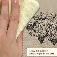 Vista 6 de Bali OutDOORS - Cubiertas rectangulares para hogueras de fuego, resistente al agua y a la intemperie, material de PVC, color caqui, 42.2 pulgadas