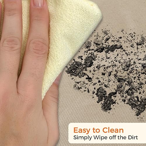 Miniatura 6 de Bali OutDOORS - Cubiertas rectangulares para hogueras de fuego, resistente al agua y a la intemperie, material de PVC, color caqui, 42.2 pulgadas de