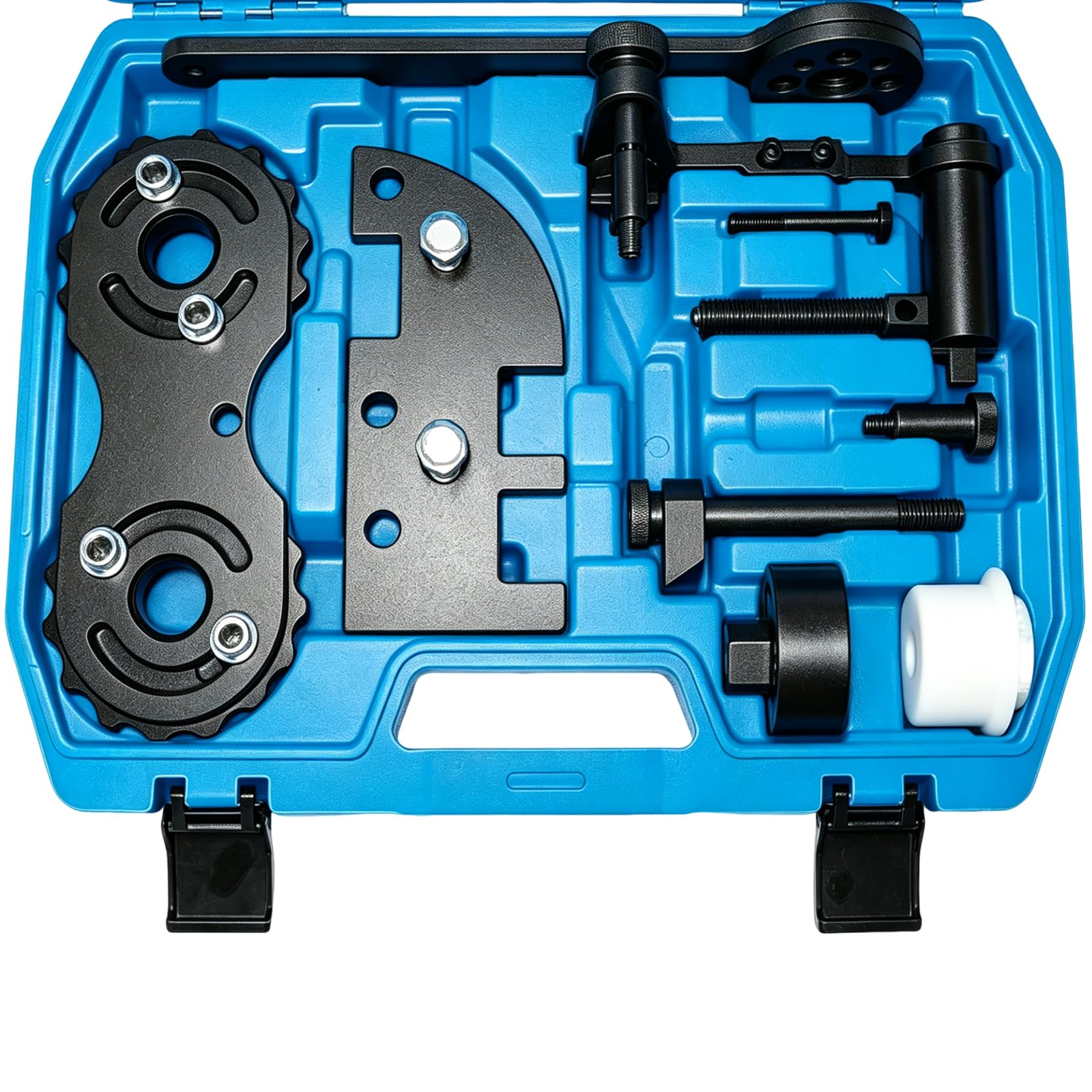 Nockenwellen-Einstellwerkzeug, Nockenwellen-Arretierwerkzeug-Satz, Motor-Einstellwerkzeug kompatibel für Volvo S60 S80 S90 XC40 V60 V70 XC70 XC90 1.5 2.0 T, Nocken- und Kurbelwellenausrichtung
