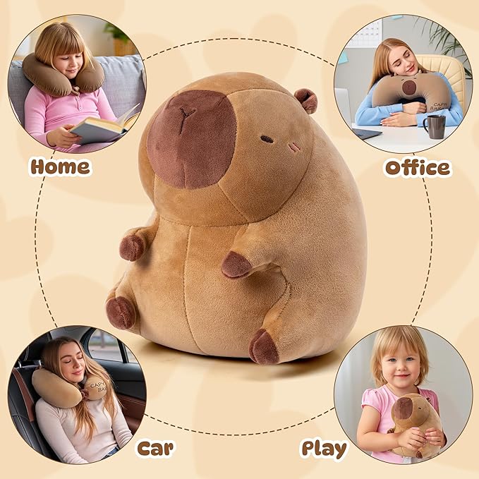 Almohada de viaje infantil Capy miniatura 7