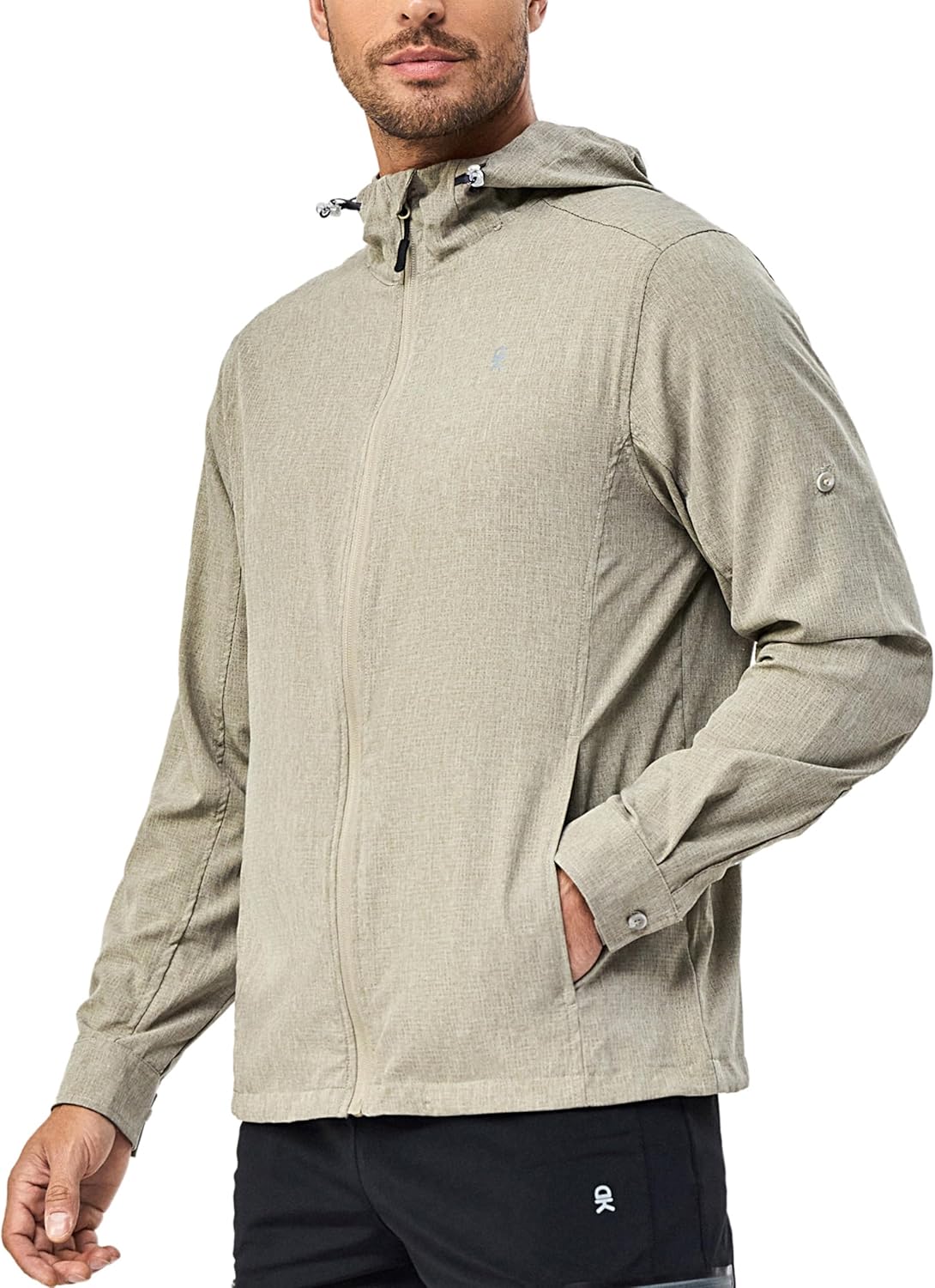 Little Donkey Andy Men's UPF 50+ Sun Protection Jacket Full Zip Lightweight Hoodie Summer Shirts for Hiking Fishing Outdoor