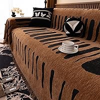 Vista 285 de VClife funda boho de sofá de felpilla para sofá seccional, funda antideslizante para sofá de 2 plazas, protector para mascotas con borlas, funda